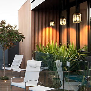 Aena Outdoor Lantern Pendant Light - Vorrenne
