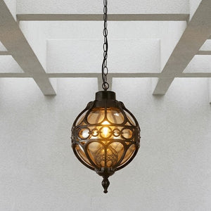 Azer Globe Lantern Outdoor Pendant Light - Vorrenne