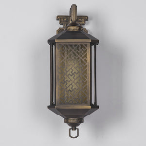 Trel Lantern Pagoda Exterior Wall Light - Vorrenne