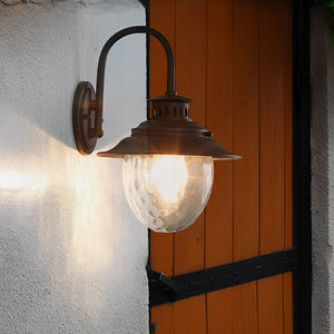 Cire Gooseneck Egg Outdoor Wall Light - Vorrenne
