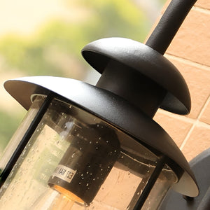 Cezi Gooseneck Outdoor Cage Wall Light - Vorrenne