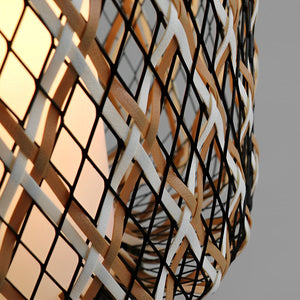 Ovar Outdoor Lattice Drum Pendant Light - Vorrenne