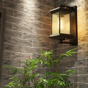 Liva Lantern Ribbed Wall Light - Vorrenne
