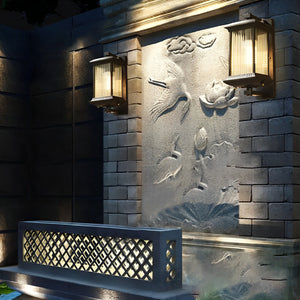 Liva Lantern Ribbed Wall Light - Vorrenne