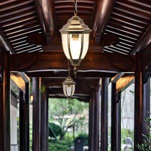 Biro Hexagonal Bell Outdoor Pendant Light - Vorrenne