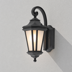 Sasi Curved Lantern Outdoor Wall Light - Vorrenne