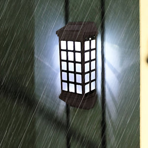 Siqu Solar Grid Outdoor Wall Light - Vorrenne