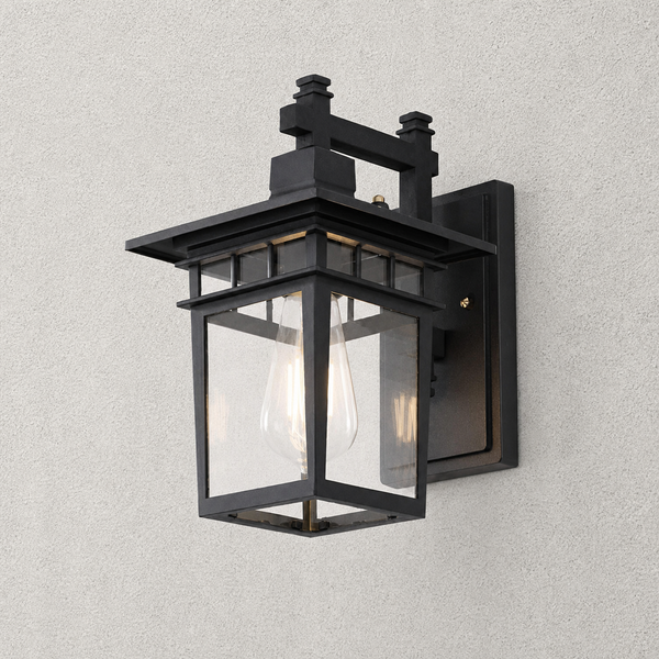Bexi Outdoor Rectangular Lantern Wall Light