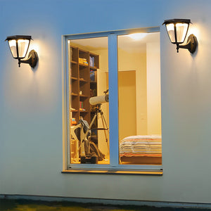 Avile Solar Coach Curved Outdoor Wall Light - Vorrenne