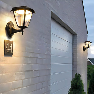 Avile Solar Coach Curved Outdoor Wall Light - Vorrenne