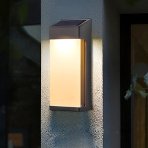 Even Solar Rectangular Outdoor Wall Light - Vorrenne