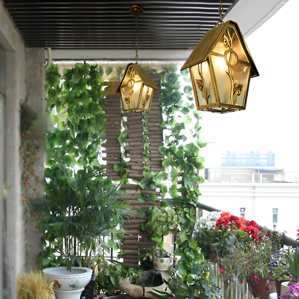 Elim Birdhouse Outdoor Pendant Light - Vorrenne