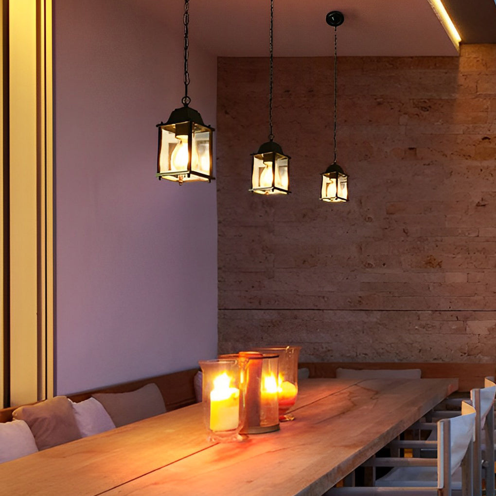 Aena Outdoor Lantern Pendant Light - Vorrenne