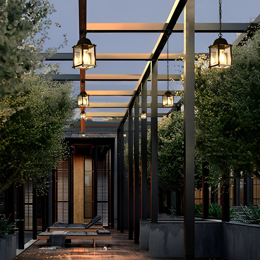 Aena Outdoor Lantern Pendant Light - Vorrenne