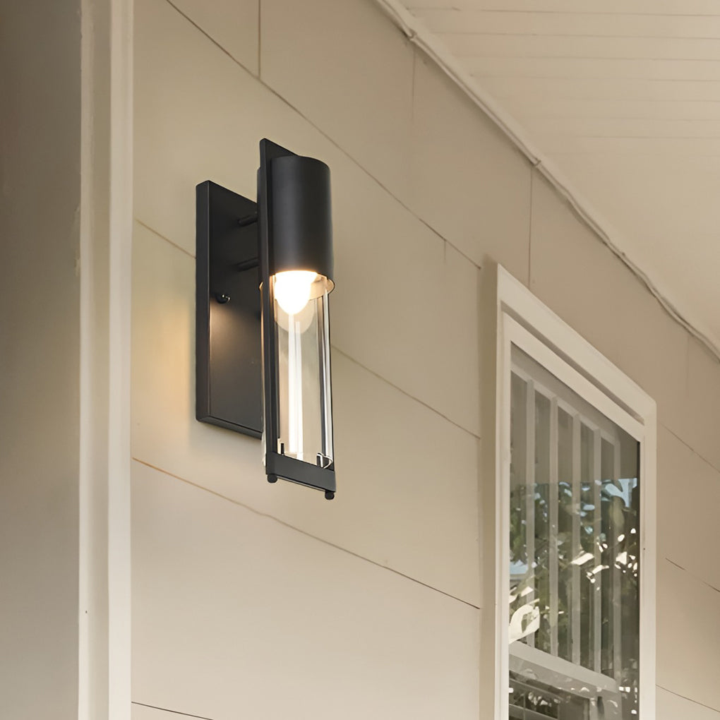 Fela Outdoor Vertical Cylinder Wall Light - Vorrenne
