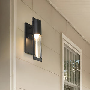 Fela Outdoor Vertical Cylinder Wall Light - Vorrenne