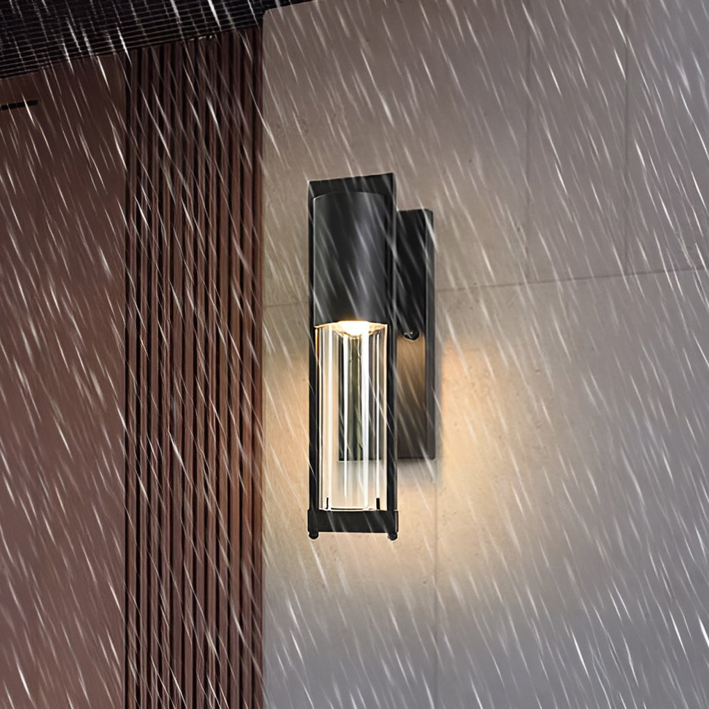 Fela Outdoor Vertical Cylinder Wall Light - Vorrenne