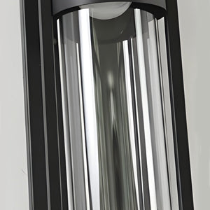 Fela Outdoor Vertical Cylinder Wall Light - Vorrenne
