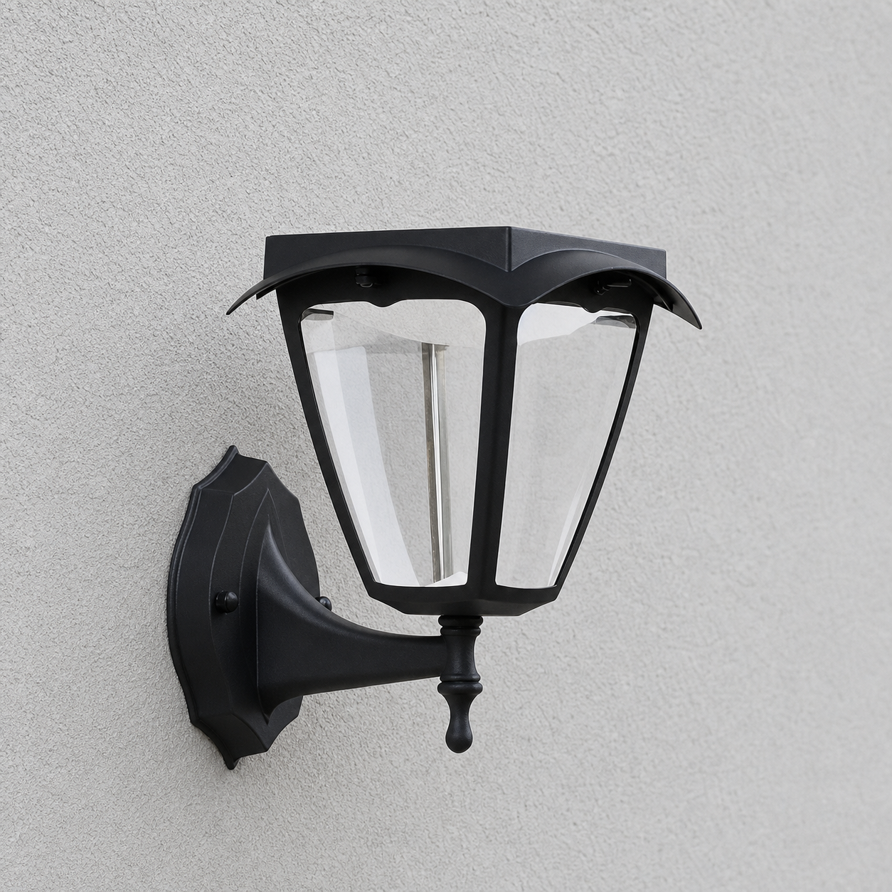 Avile Solar Coach Curved Outdoor Wall Light - Vorrenne