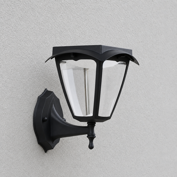Avile Solar Coach Curved Outdoor Wall Light