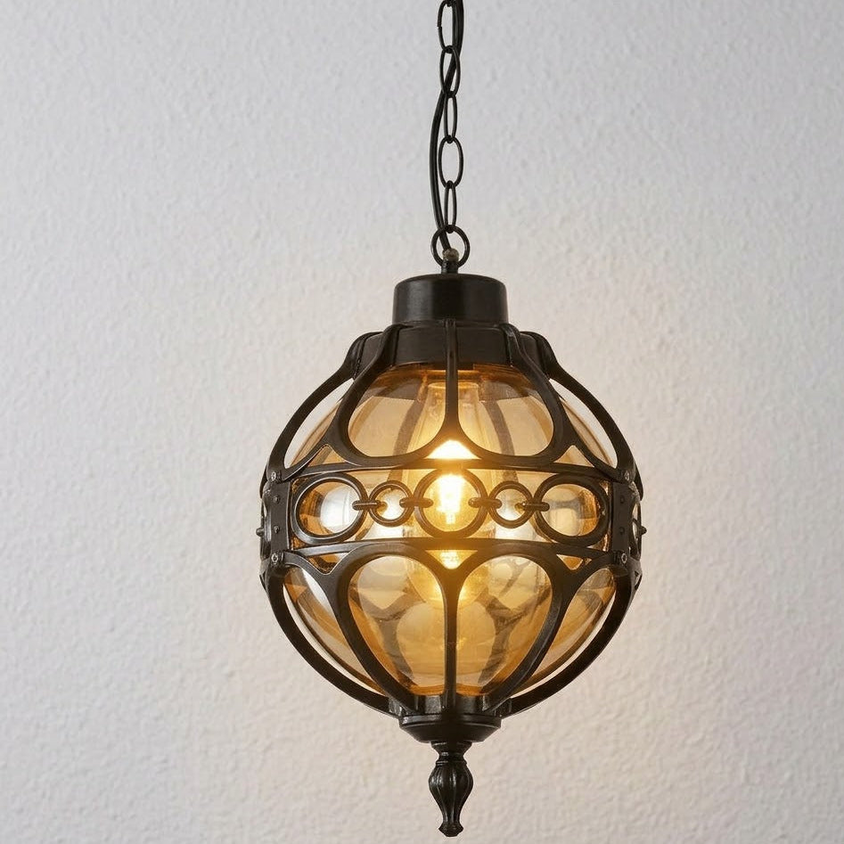 Azer Globe Lantern Outdoor Pendant Light - Vorrenne