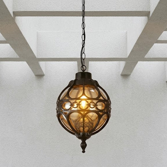 Azer Globe Lantern Outdoor Pendant Light - Vorrenne