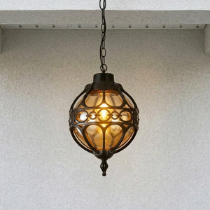 Azer Globe Lantern Outdoor Pendant Light - Vorrenne