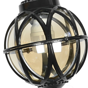 Jiza Outdoor Globe Cage Pendant Light - Vorrenne