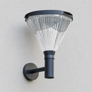 Cena Solar Cone Outdoor Wall Light - Vorrenne