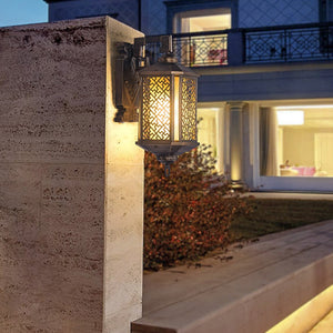 Trel Lantern Pagoda Exterior Wall Light - Vorrenne