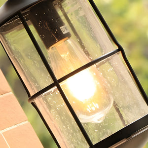 Cezi Gooseneck Outdoor Cage Wall Light - Vorrenne