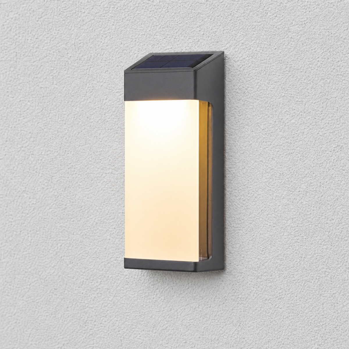 Even Solar Rectangular Outdoor Wall Light - Vorrenne