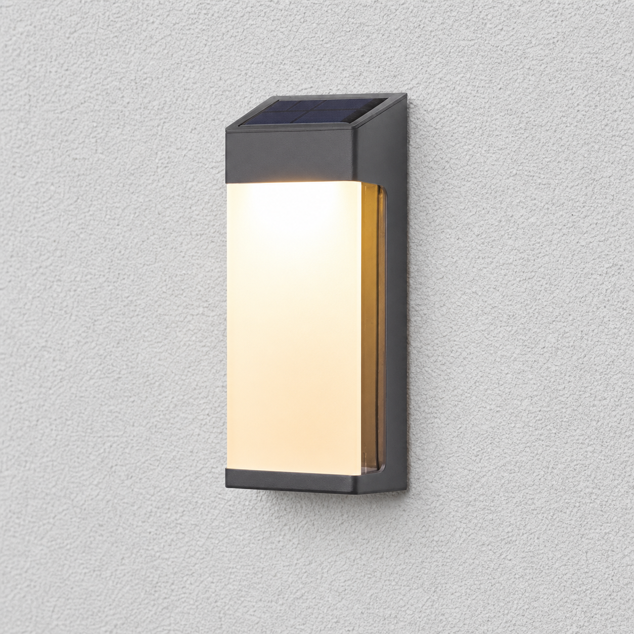 Even Solar Rectangular Outdoor Wall Light - Vorrenne