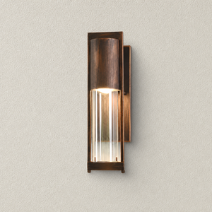 Fela Outdoor Vertical Cylinder Wall Light - Vorrenne