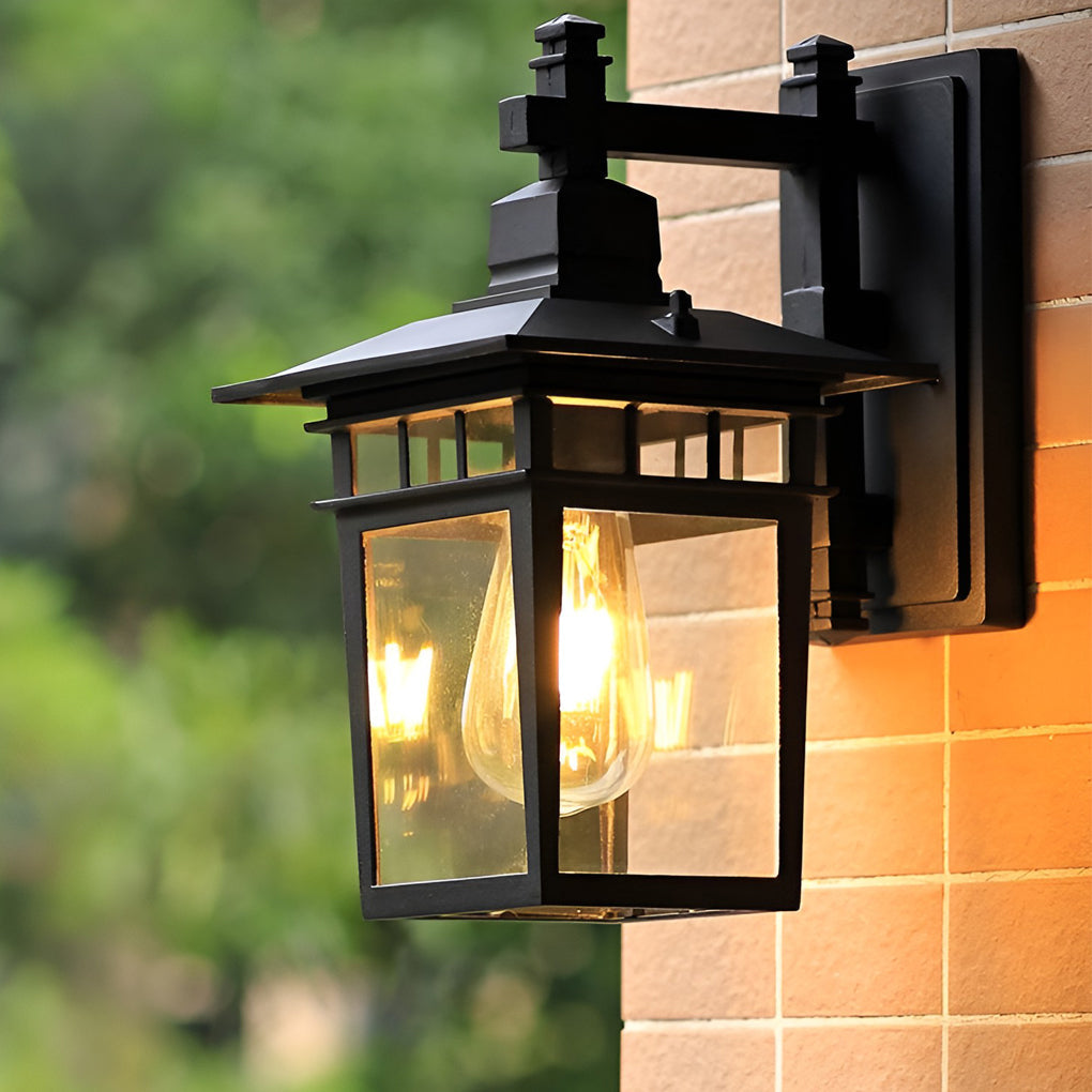 Bexi Outdoor Rectangular Lantern Wall Light - Vorrenne