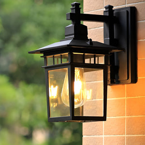 Bexi Outdoor Rectangular Lantern Wall Light - Vorrenne