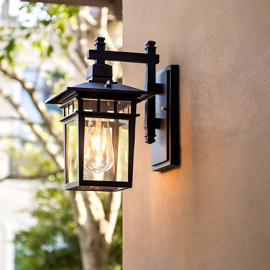 Bexi Outdoor Rectangular Lantern Wall Light - Vorrenne