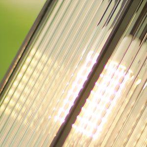 Liva Lantern Ribbed Wall Light - Vorrenne
