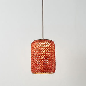 Reba Outdoor Drum Lattice Pendant Light - Vorrenne