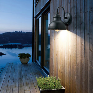 Kexo Gooseneck Dome Outdoor Wall Light - Vorrenne