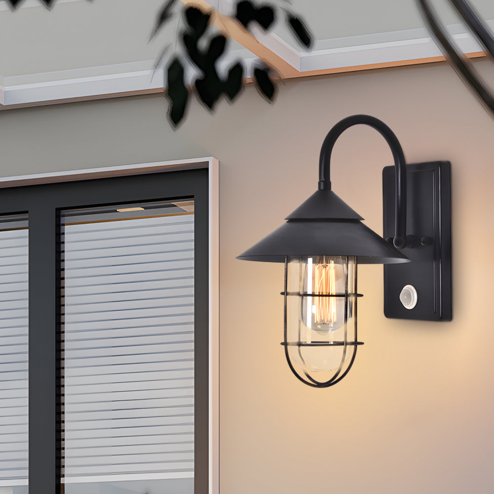 Laxi Cage Barn Outdoor Wall Light - Vorrenne