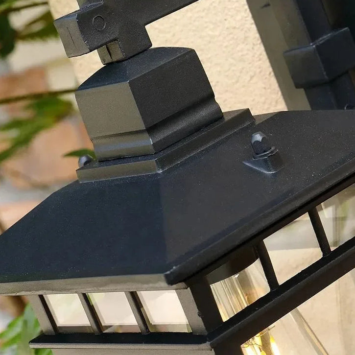 Bexi Outdoor Rectangular Lantern Wall Light - Vorrenne