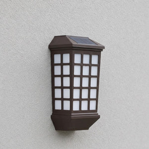 Siqu Solar Grid Outdoor Wall Light - Vorrenne