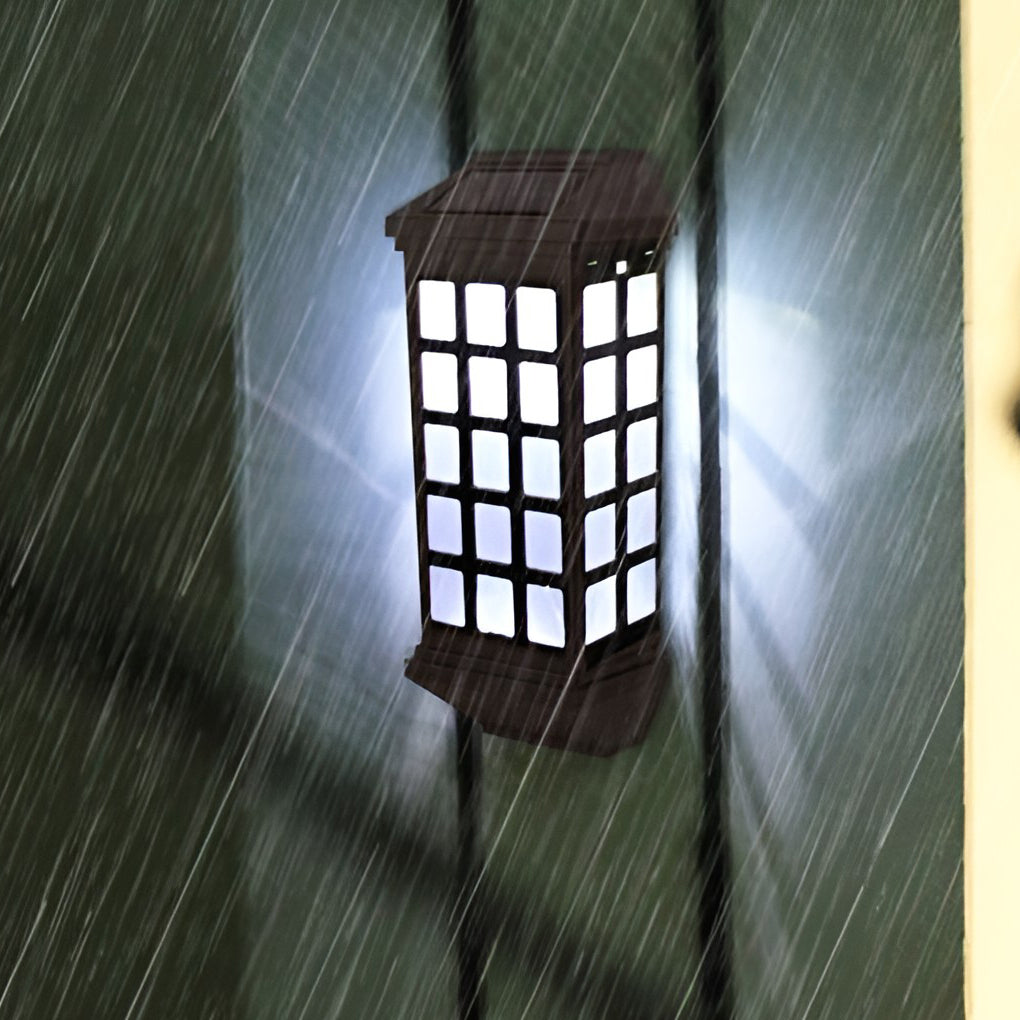 Siqu Solar Grid Outdoor Wall Light - Vorrenne