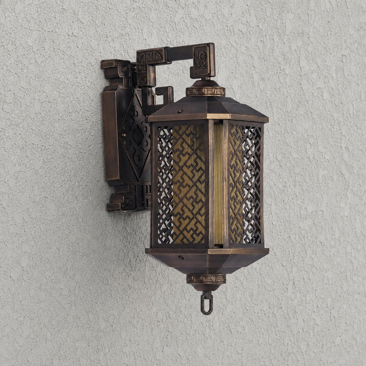 Trel Lantern Pagoda Exterior Wall Light - Vorrenne