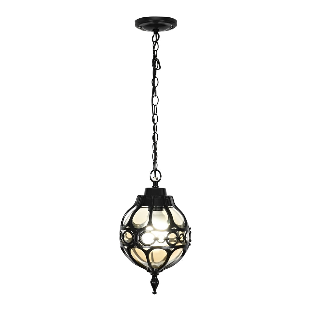 Azer Globe Lantern Outdoor Pendant Light - Vorrenne