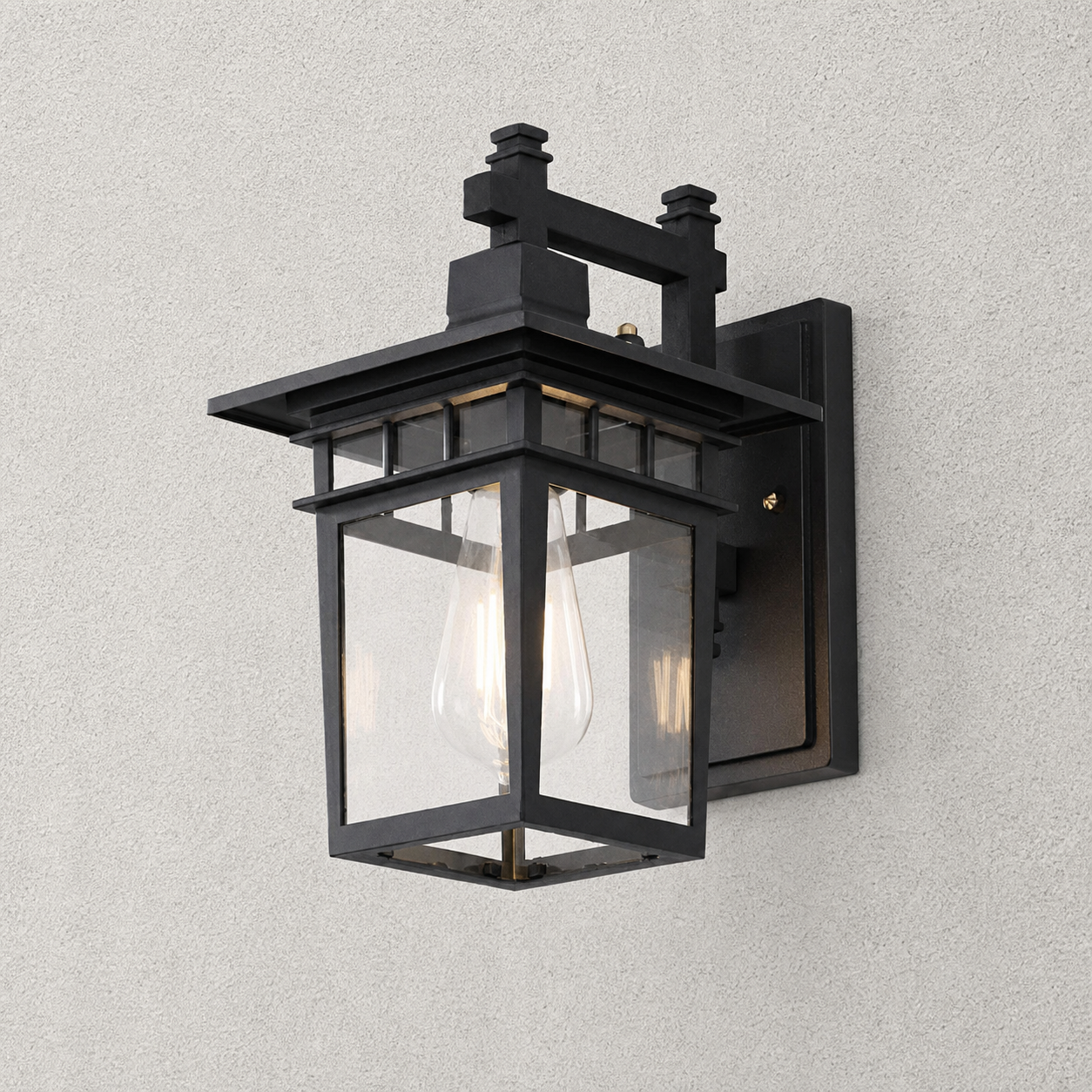 Bexi Outdoor Rectangular Lantern Wall Light - Vorrenne