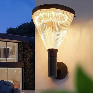Cena Solar Cone Outdoor Wall Light - Vorrenne