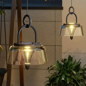Rola Solar Handle Outdoor Pendant Light - Vorrenne